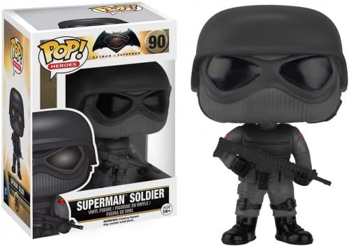soldier Funko POP! Heroes: Batman vs Superman - Superman Soldier #90 - Imagem 1