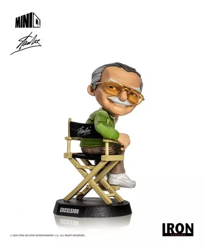 71513 Estátua Stan Lee Verde Mini Co Iron Studios - Minico - Marvel #71513 - Imagem 1