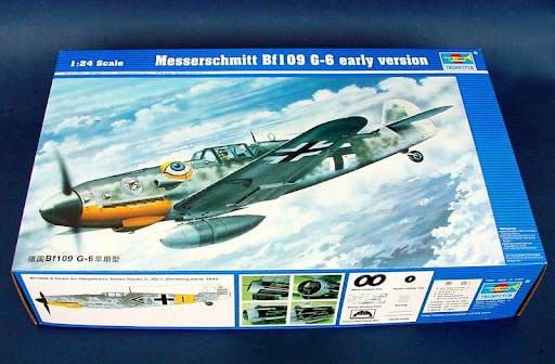 2407 Kit Trumpeter Avião Messerschmitt Bf 109 G-6 Early Version - 1/24 #TPR 02407 - Imagem 1