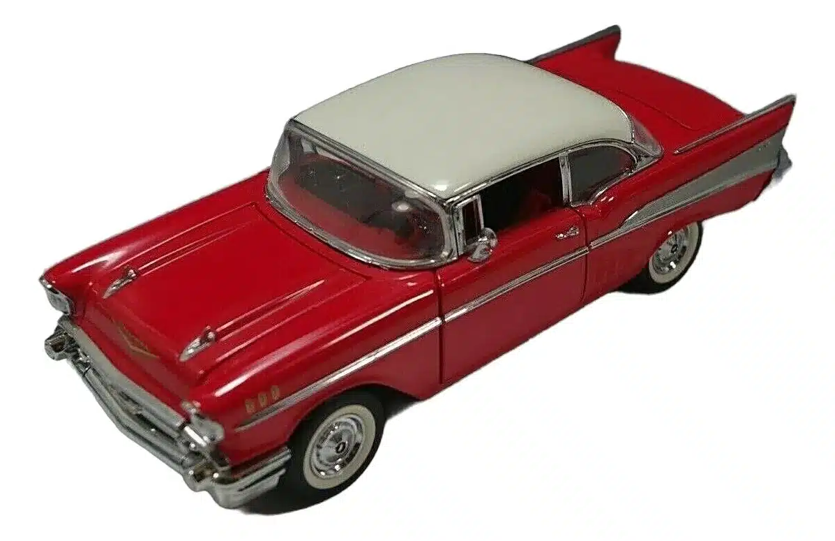 bel air Franklin Mint 1957 Chevrolet Bel Air Vermelho Die-cast 1:24 (Usado) - Imagem 1