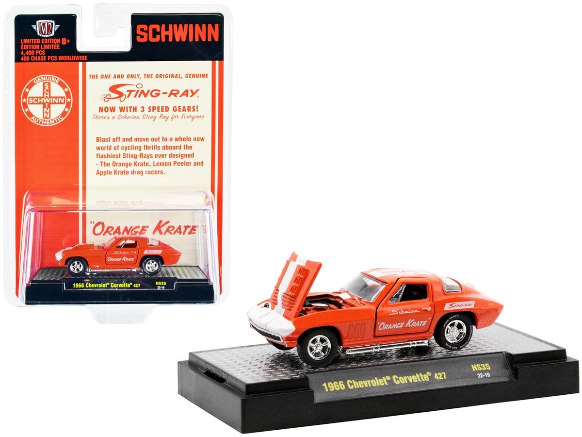 31500HS35 Carro M2 1966 Chevrolet Corvette 427 #68 1/64 #31500-HS35 - Imagem 1