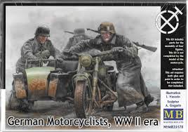35178 Kit Master Box German Motorcyclists, WWII 1/35 #35178 - Imagem 1