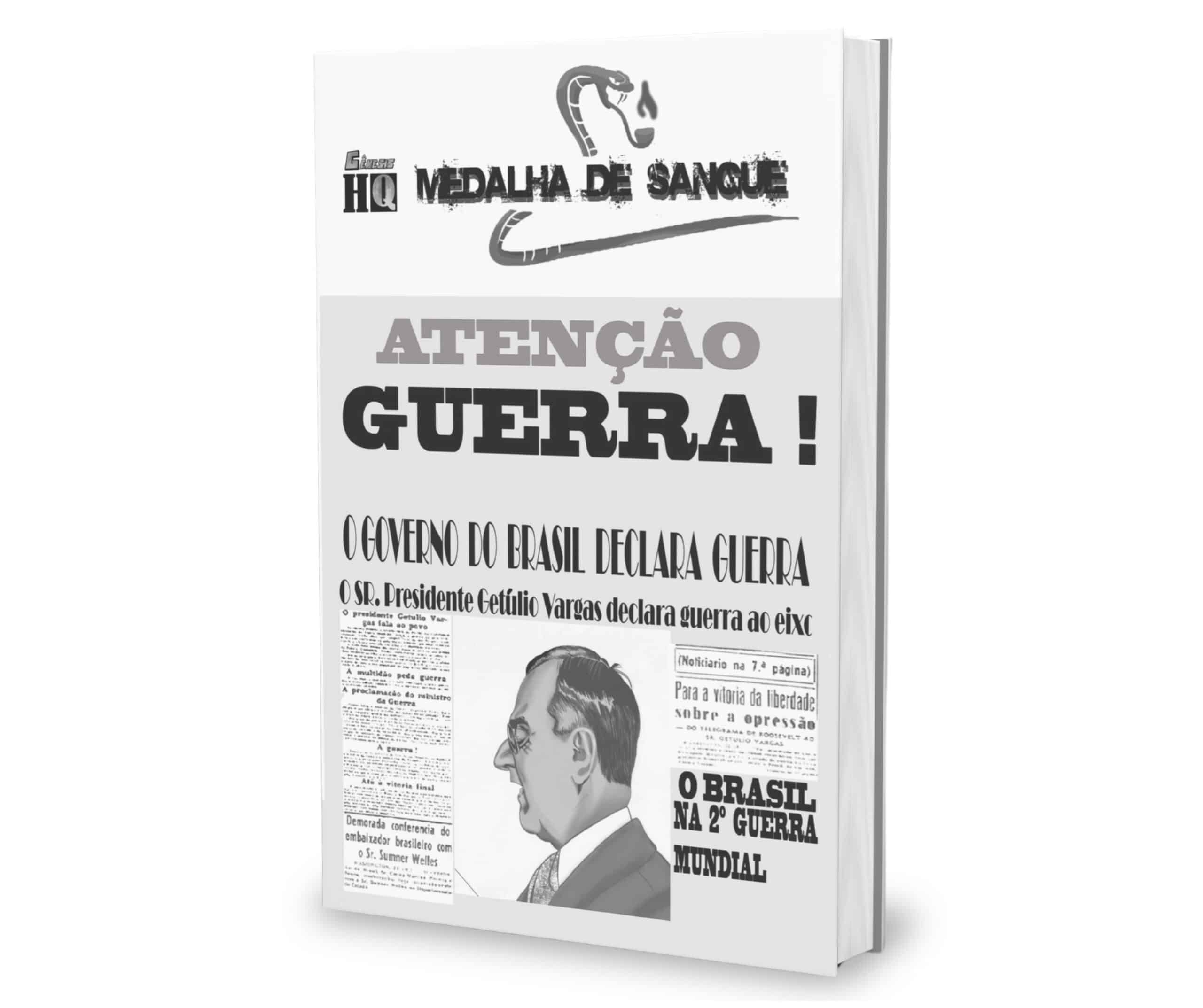 capa Mario FEB2 HQ em quadrinhos "Medalha de sangue" - Imagem 1