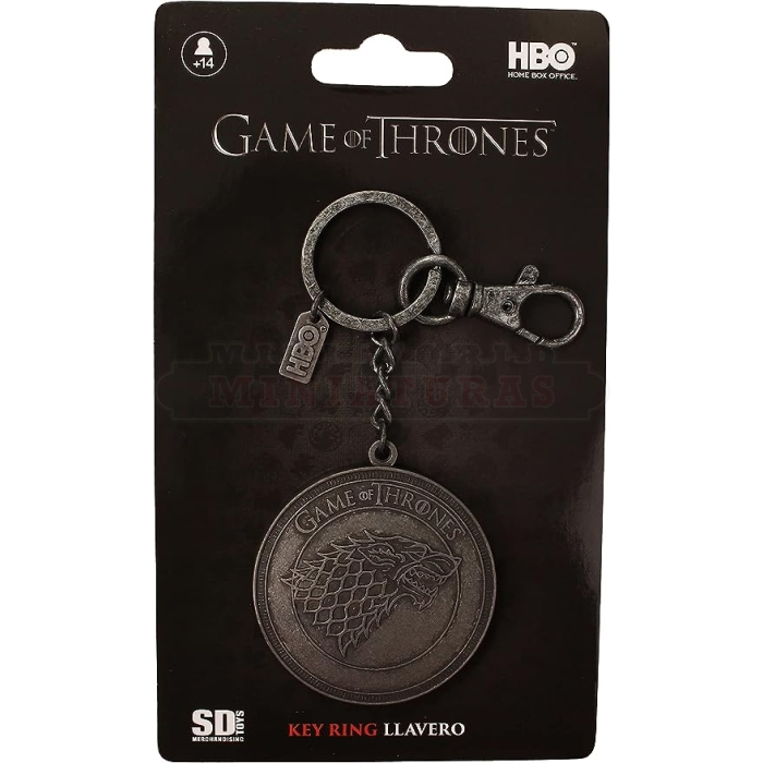 Chaveiro Stark - Game of Thrones - SD Toys - MiniWorld Miniaturas