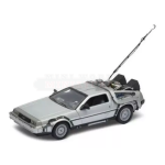 Delorean Time Machine Back To The Future 1 1:24 Welly #22443 - Imagem 3