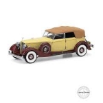 1934 Packard Convertible Sedan Ed. Limita Franklin Mint 1/24 #B11E662 - Imagem 3