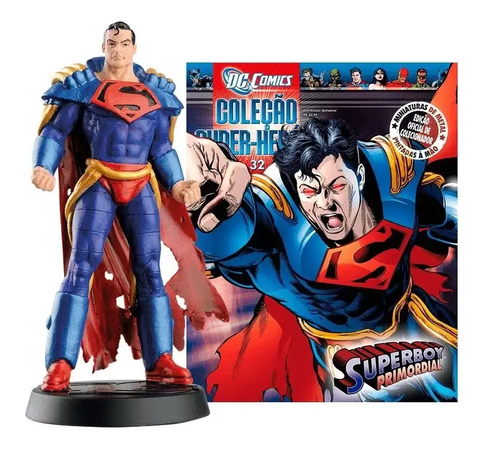 Coleção Dc Superboy Primordial Eaglemoss Edição Nº 32 - MiniWorld