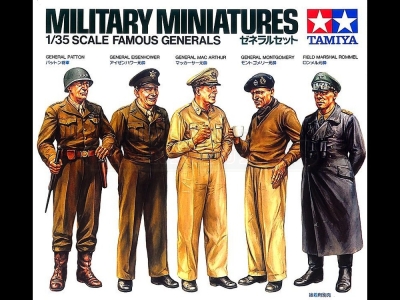 Kit Tamiya Set Famous Generals 1/35 #35118