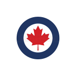 Brasão Roundel Força Aérea Real Canadense RCAF - 30cm MDF - Imagem 3