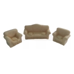 Kit Artesanal Jogo De Sofás Para Vinheta Em Resina 1/35 #640
