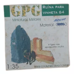 Kit Gpg miniaturas militares ruina para vinheta para diorama 1/35 #64