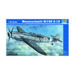 Kit Trumpeter Avião Messerschmitt Bf109 G-10 - 1/24 #TPR 02409