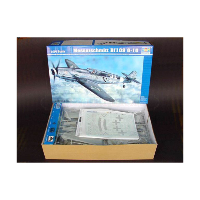 Kit Trumpeter Avião Messerschmitt Bf109 G-10 - 1/24 #TPR 02409