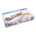 Kit Trumpeter Avião Britânico Hurricane Mk.1 - 1/24 #TPR 02414