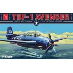 Kit AMT Avião USA TBF Avenger Torpedo bomber II Guerra #AMT 1377 - Imagem 2