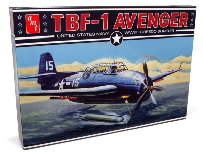 Kit AMT Avião USA TBF Avenger Torpedo bomber II Guerra #AMT 1377 - Imagem 6