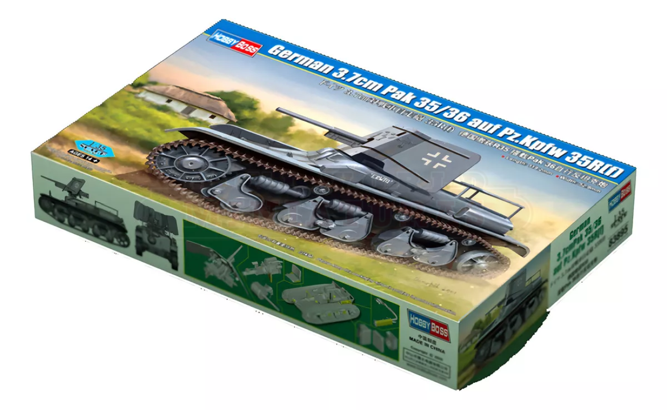 Kit Tank German 3.7cm Pak 35/36 auf Pz.Kpfw 35R(f) - 1/35 #HBS EC-83895 - Imagem 2