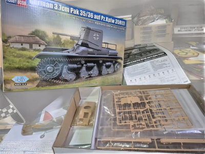Kit Tank German 3.7cm Pak 35/36 auf Pz.Kpfw 35R(f) - 1/35 #HBS EC-83895 - Imagem 6