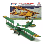 Kit Atlantis Avião Curtiss Jenny Jn-4 Airplane - 1/48 #ATL AMCL534