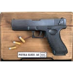 Quadro decorativo pistola Glock .40 Austria