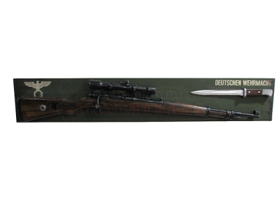 Quadro Decorativo Rifle Mauser Kar98k - REPRODUÇÃO
