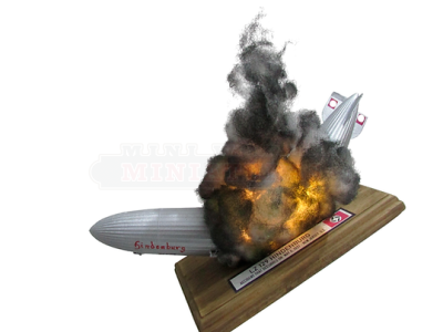 Miniatura Acidente do Zeppelin LZ 129 Hindenburg - 25cm - Imagem 4