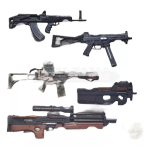 Modern Weapons Gun Set Series I 1:6 21st Century Toys #60400 - Imagem 4