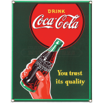 Placa Coke Thrust aço Ande Rooney #AR-COKETRUST