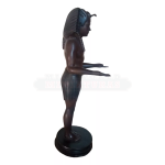 Estatua Faraó Egípcio Bronze Com Base (Usado) - Imagem 2