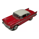 Franklin Mint 1957 Chevrolet Bel Air Vermelho Die-cast 1:24 (Usado)