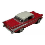 Franklin Mint 1957 Chevrolet Bel Air Vermelho Die-cast 1:24 (Usado) - Imagem 3