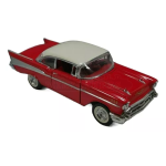 Franklin Mint 1957 Chevrolet Bel Air Vermelho Die-cast 1:24 (Usado) - Imagem 4