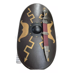 Escudo Romano de cavalaria oval 1/1 (Raridade) - Imagem 7