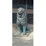 Estatua Par De Leões De Bronze Guardiões (Usado) - Imagem 3