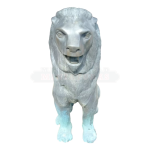 Estatua Par De Leões De Bronze Guardiões (Usado) - Imagem 6