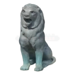 Estatua Par De Leões De Bronze Guardiões (Usado) - Imagem 7