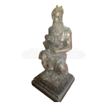 Escultura Estátua Moisés Bronze Com 10 Mandamentos Sinai (Usado)