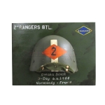 Quadro decorativo capacete americano 2nd Rangers BTL. Segunda Guerra Mundial