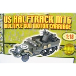US Halftrack M16 Multiple Gun Motor Carriage 1:18 Scale 21st Century Toys The Ultimate Soldier XD #10116 - Imagem 4