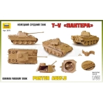 Kit Zvezda German medium tank Pz.Kpfw. V Panther Ausf. D 1/35 #ZVE3678 - Imagem 2