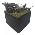 Mini Cenário Segunda Guerra U.S. Army M2A1 105mm Howitzer - Artesanal France, 1944 #001 - Imagem 2