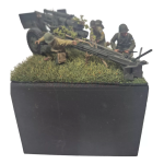 Mini Cenário Segunda Guerra U.S. Army M2A1 105mm Howitzer - Artesanal France, 1944 #001