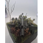 Mini Cenário Segunda Guerra U.S. Army M2A1 105mm Howitzer - Artesanal France, 1944 #001 - Imagem 5