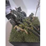 Mini Cenário Segunda Guerra U.S. Army M2A1 105mm Howitzer - Artesanal France, 1944 #001 - Imagem 6