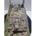 Cenário Artesanal Tanque Alemão Sturmmorser Tiger 38 CM RW 61 AUF II War 1/35 com base. - Imagem 2