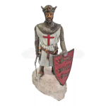 Estatua Do Rei Arthur Da Inglaterra Séc. V Chumbo 1/18