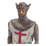 Estatua Do Rei Arthur Da Inglaterra Séc. V Chumbo 1/18 - Imagem 2