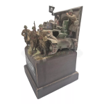 Diorama França Ocupada Tank Francês Ii War 1/35 #47890 - Imagem 2