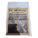 Jornal Le Mundial De La Résurrection Copa De 70 Raridade