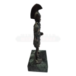 Miniatura De Oficial Romano Bronze Mármore Séc. I Dc Raro - Imagem 4